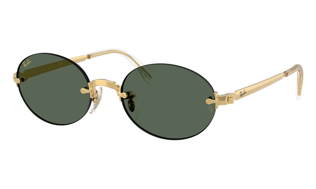 A$AP Rocky Rimless Oval "ARISTA / DARK GREEN" 0RB3929 001/71