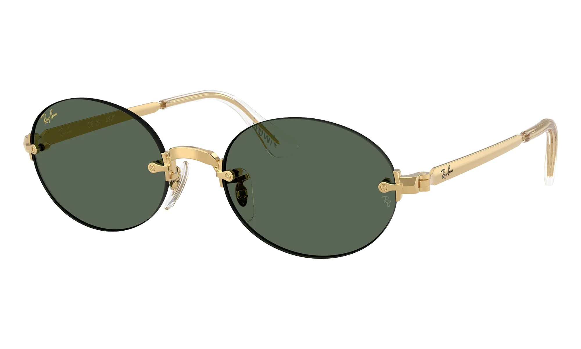 A$AP Rocky Rimless Oval "ARISTA / DARK GREEN" 0RB3929 001/71