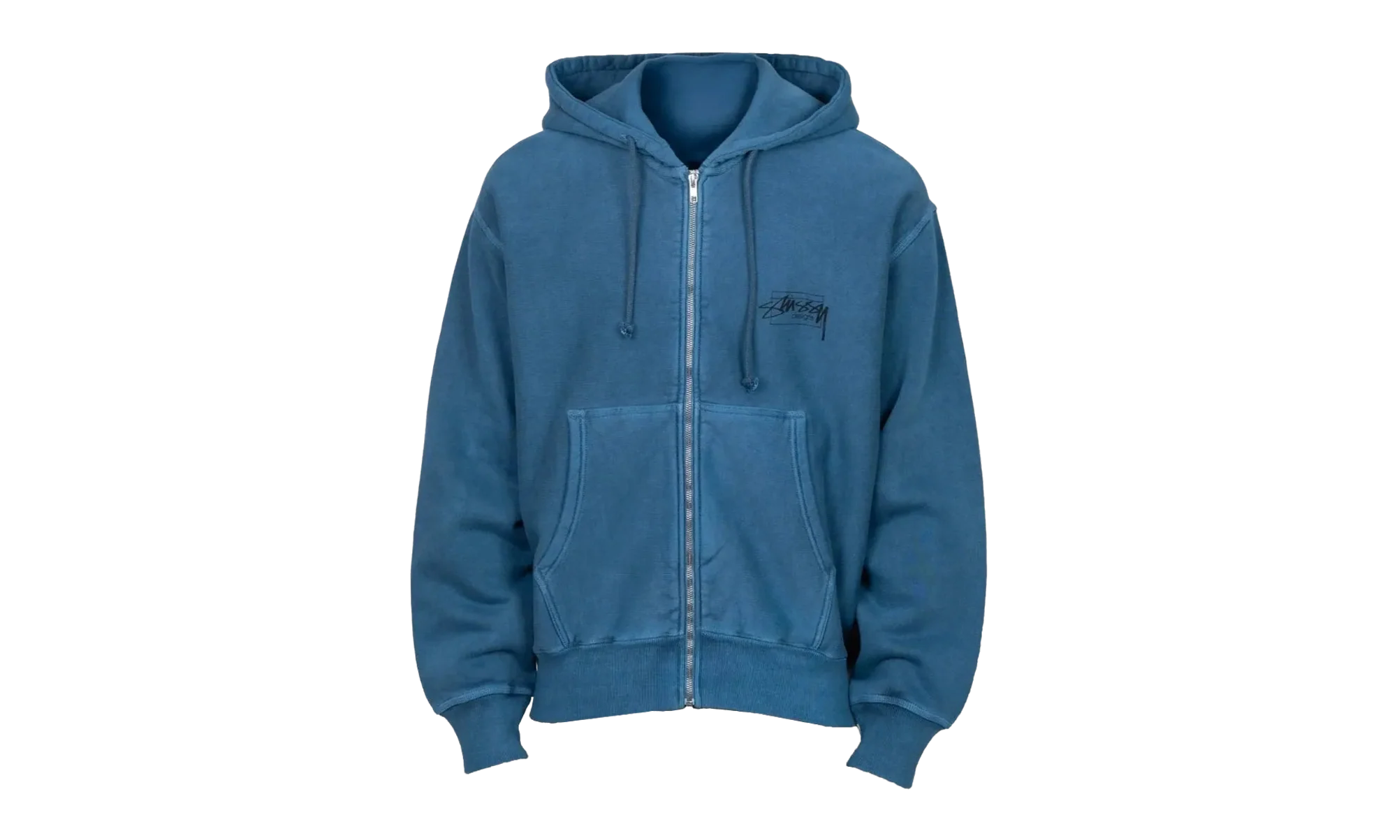 Modern Age Pig Dyed Zip Hoodie "NAVY" 1975079 NAVY