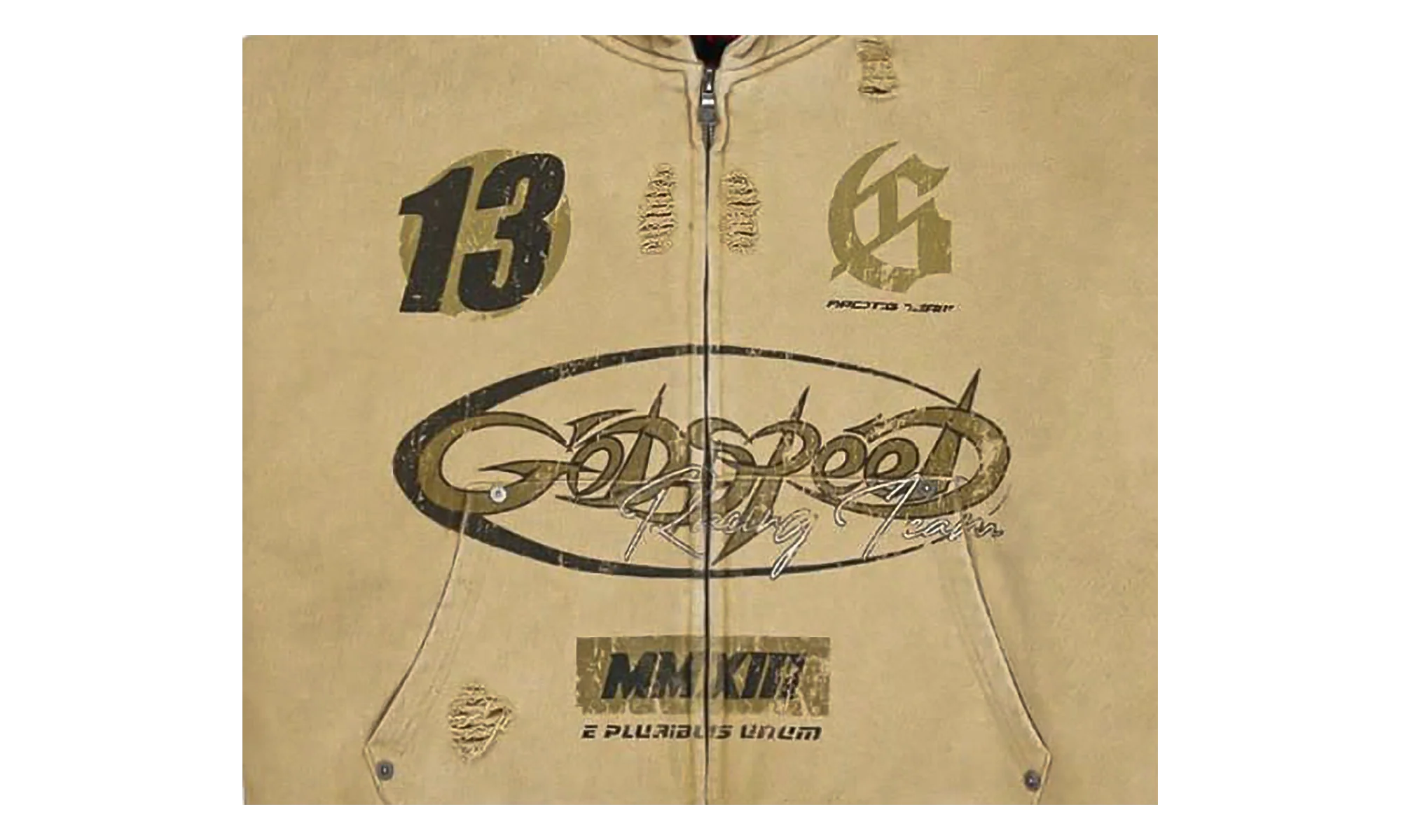 Speedway Zip Hoodie "Sand" GS061