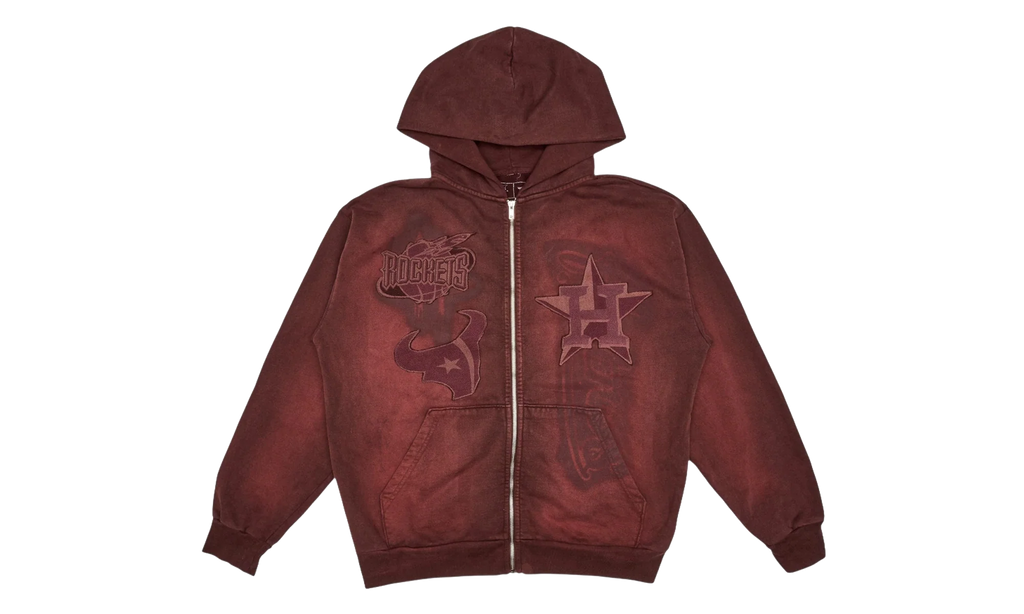 Cactus Jack Fanatics 2025 Rep Your City Houston Hoodie "Red" CPFM23