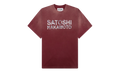 Pearl Studded Logo Tee "Burgundy" SAT004