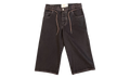 Long Denim Shorts "Black Fade Out" 261 MST055 FADEBLK
