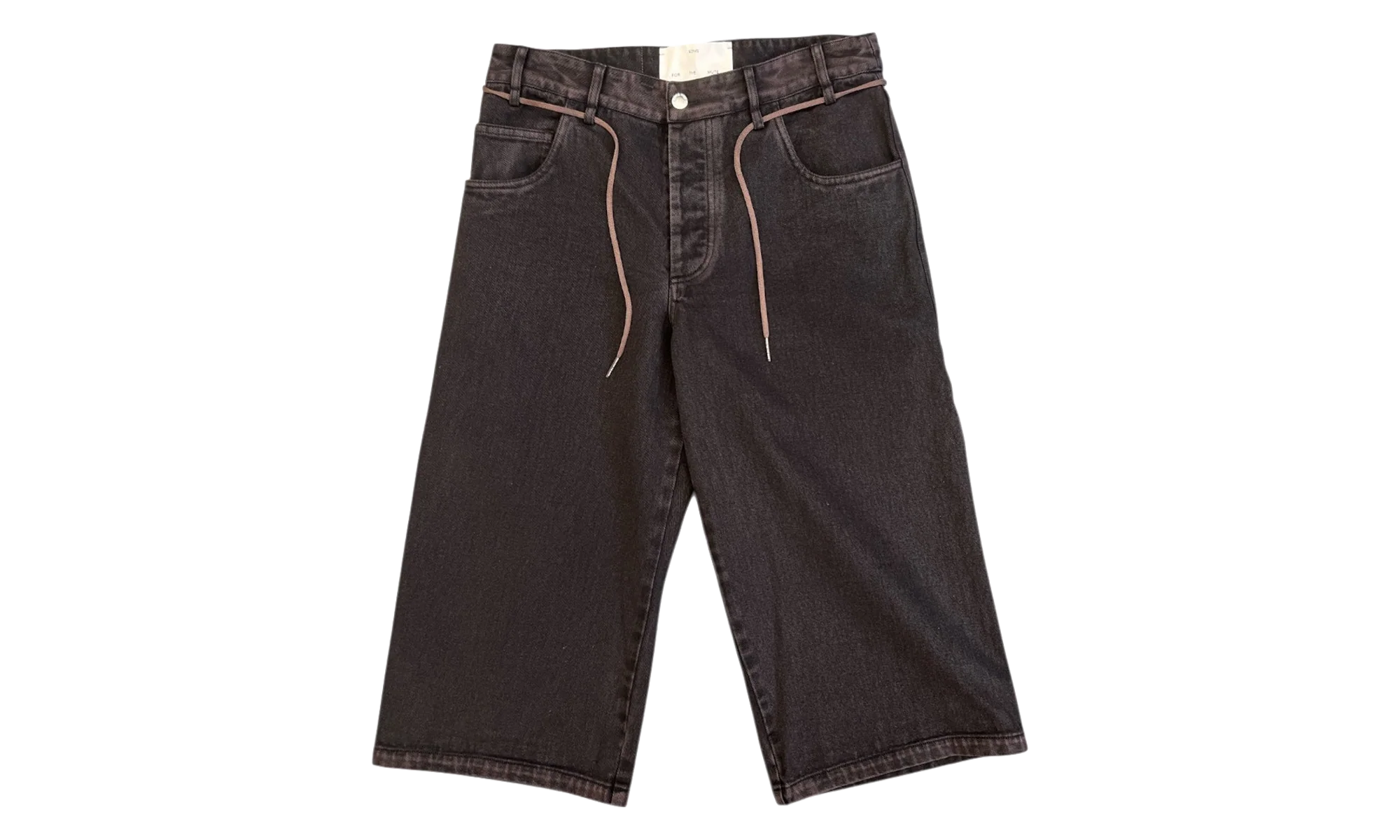 Long Denim Shorts "Black Fade Out" 261 MST055 FADEBLK