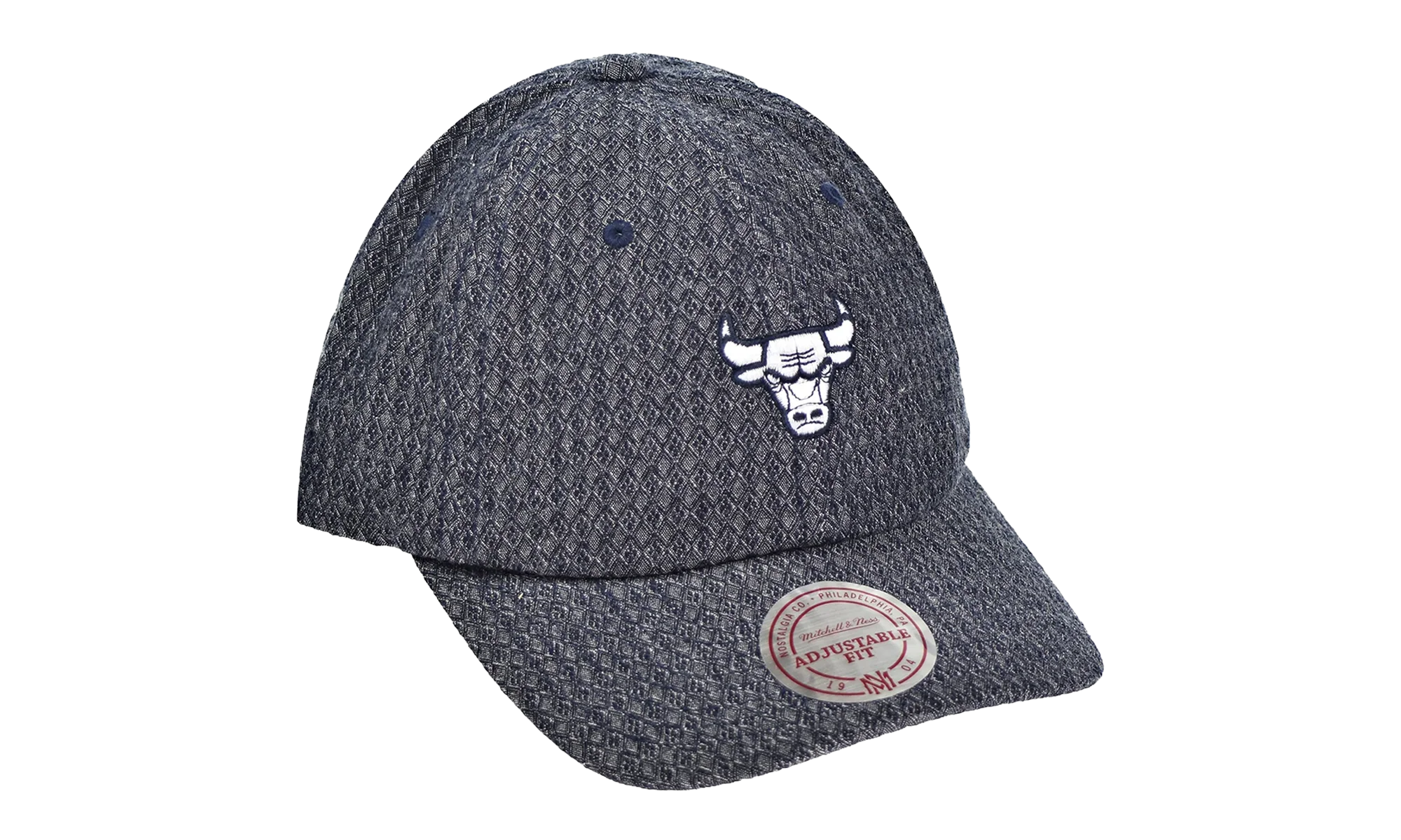 Denim Slouch Strapback Hat "Chicago Bulls Reverse - Grey" QA32Z 5BULLS