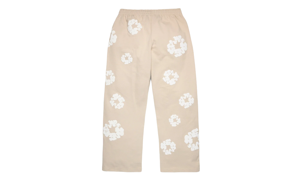 Cotton Wreath Baggy Sweatpants "Cream" DT614