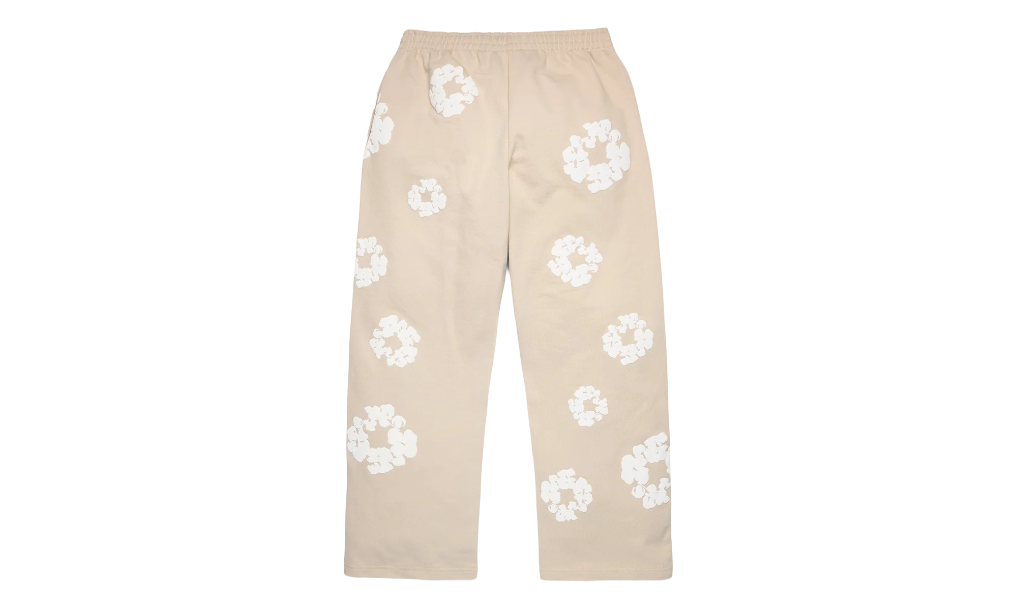 Cotton Wreath Baggy Sweatpants "Cream" DT614