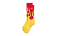 Everyday Plus Cushioned Crew Socks "Red Yellow Flames - (1 Pair)" IB2285 657