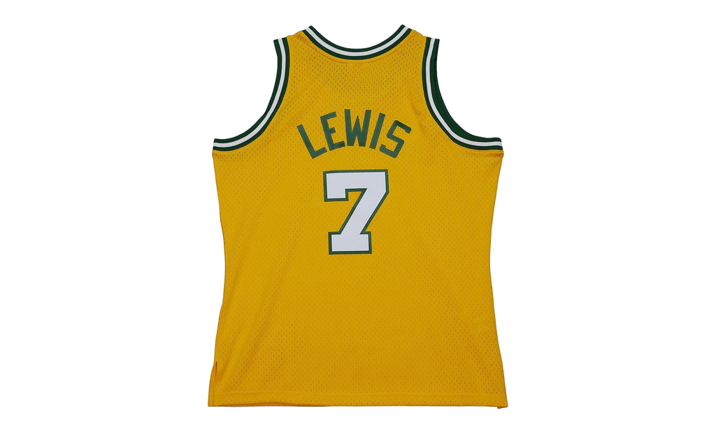 NBA Hardwood Classics Jersey "2003 Seattle Supersonics Rashard Lewis - Yellow" SMJY6203 SSU03RLIYELL