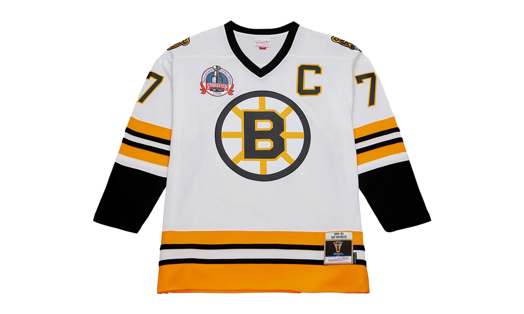 NHL Ray Bourque White Jersey "1989 Boston Bruins - White" JY9023 BBNWHIT