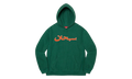 Arabic Logo Hooded Sweatshirt "FW21 - Dark Green" SU26960