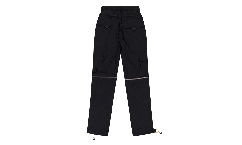 Knee Zip Cargo Pants "Black" BKZ001