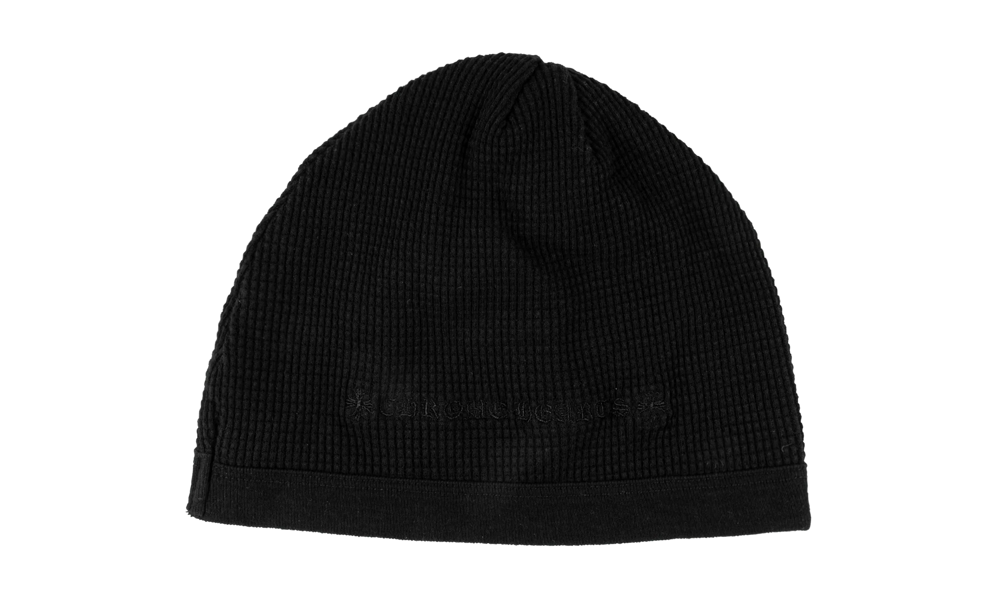 Waffle Cross Beanie Hat "Black" CHRM0785