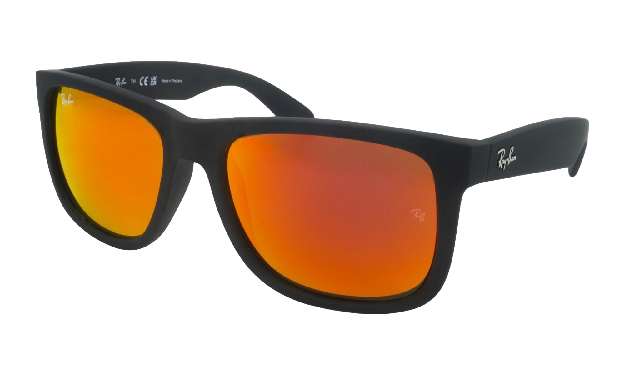 Justin Sunglasses "Rubber Black" RB4165-622-6Q_55