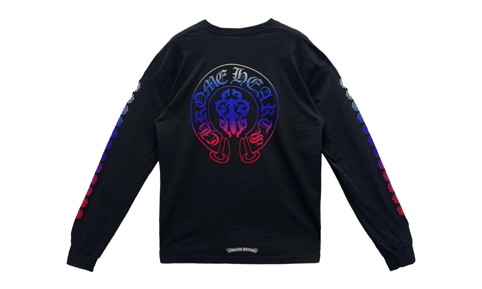 Gradient Dagger Horseshoe Long Sleeve Tee "Black" CHRM0789