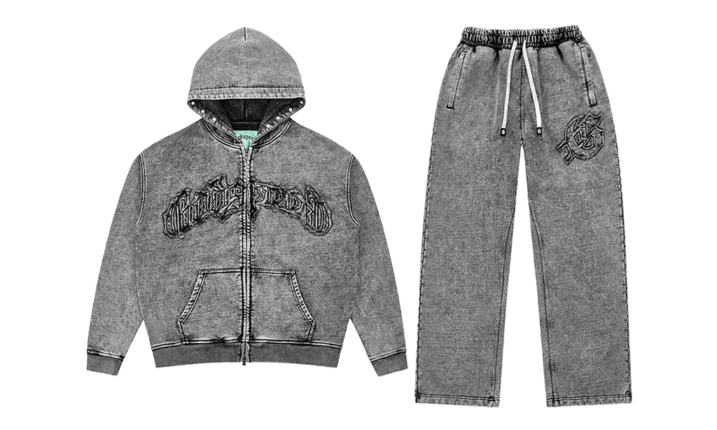 Symmetric Studded Set "Acid Wash" GS109