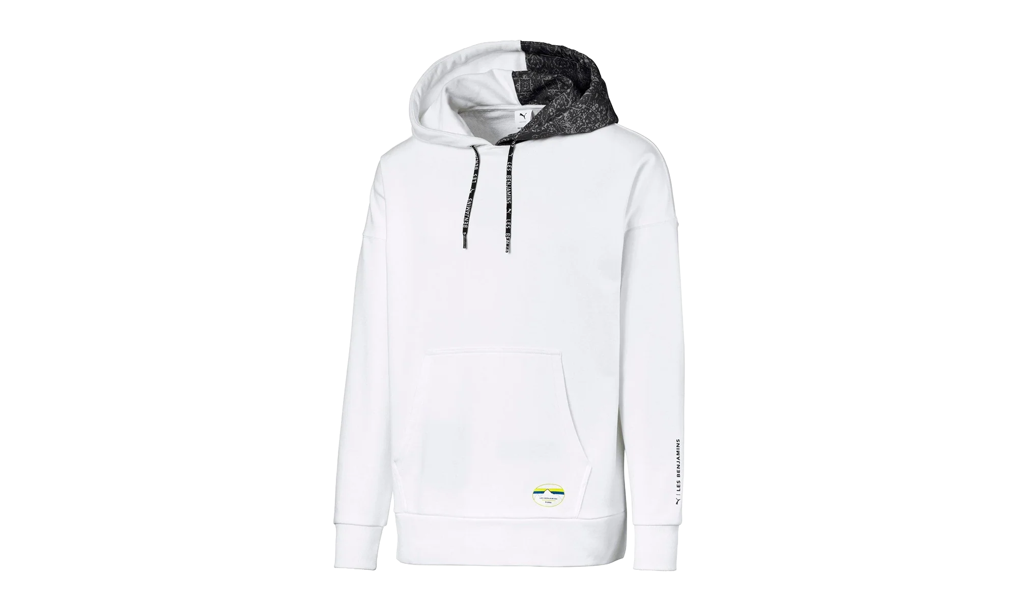 LES BENJAMINS HOODIE "Puma White" 595470 02