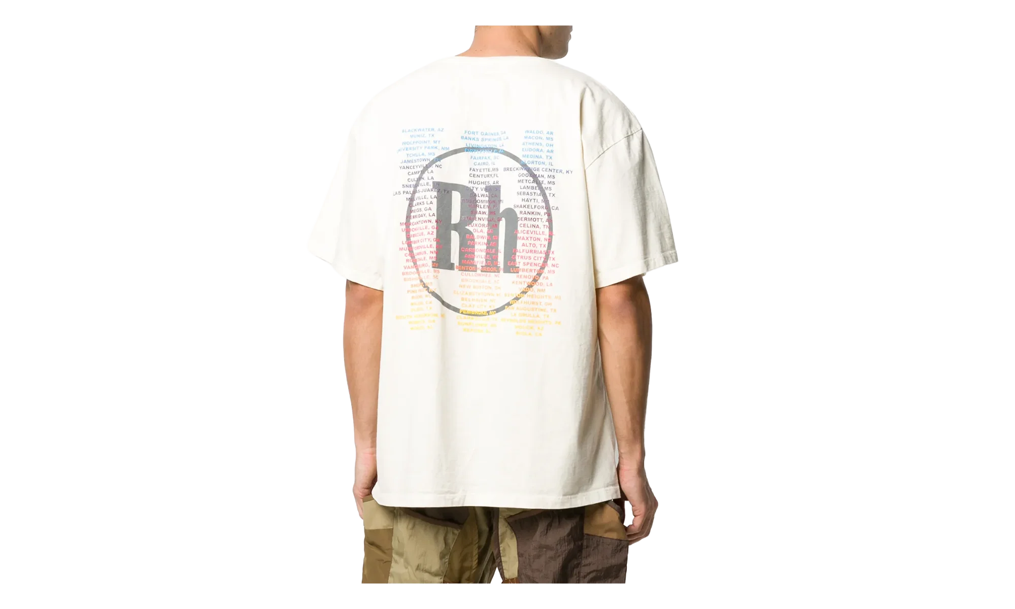 Nascar T-Shirt "Cream" RHU06PS20008 WHT