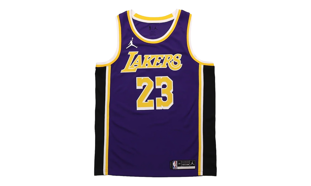 NBA Los Angeles Lakers Statement Edition 2020 Swingman Jersey "Lebron James - Purple / Yellow" CV9481 508