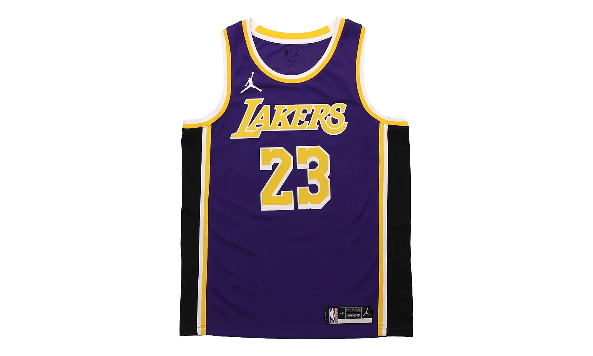 NBA Los Angeles Lakers Statement Edition 2020 Swingman Jersey "Lebron James - Purple / Yellow" CV9481 508