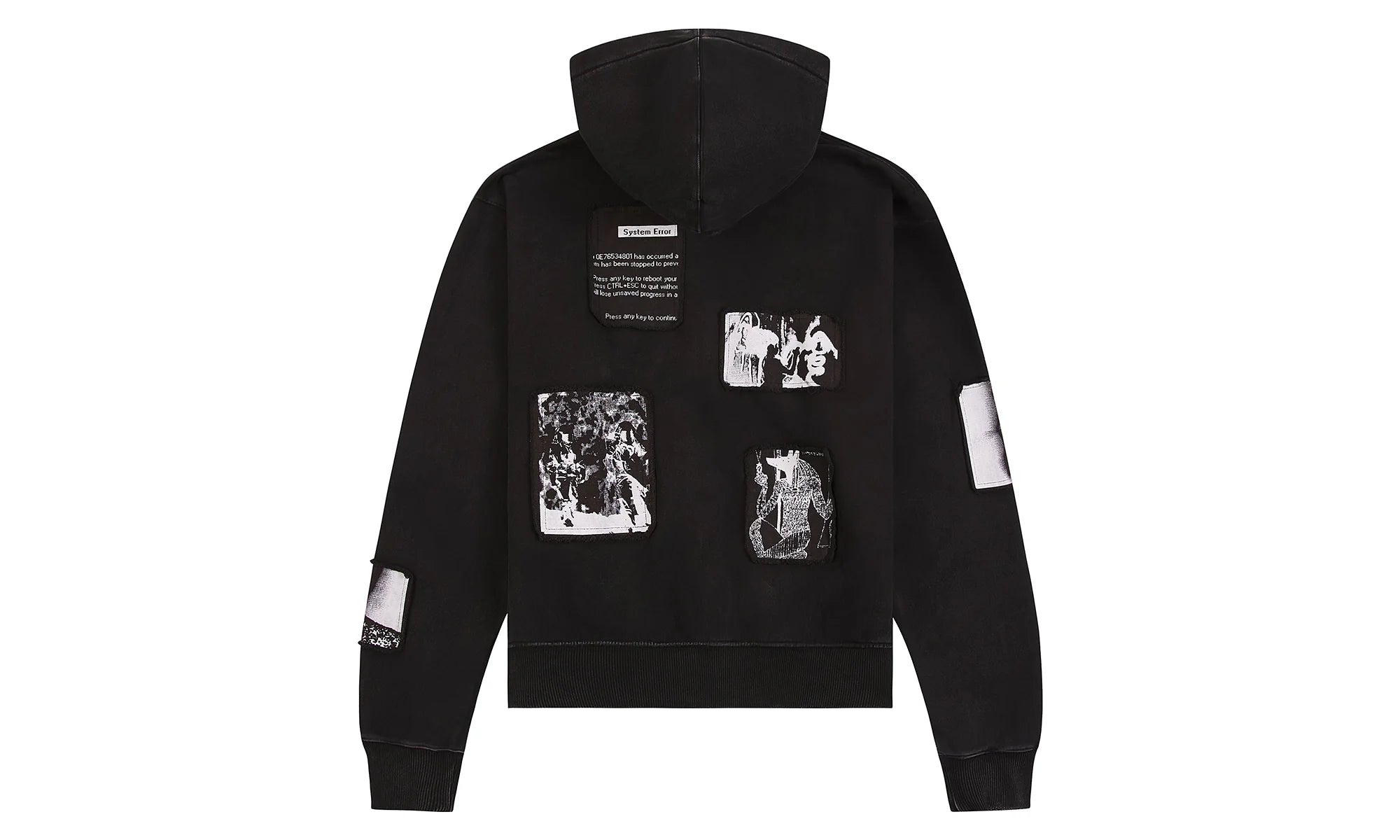 Zev Digital Patch Hoodie "Black" MDGDK909 BLK