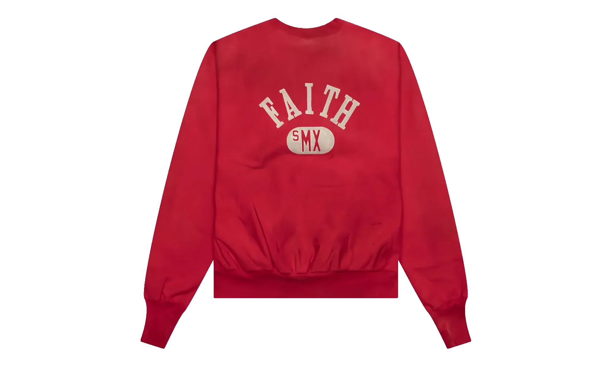 Faith Logo Crewneck Sweatshirt "Red / White" SM A22 0000 020