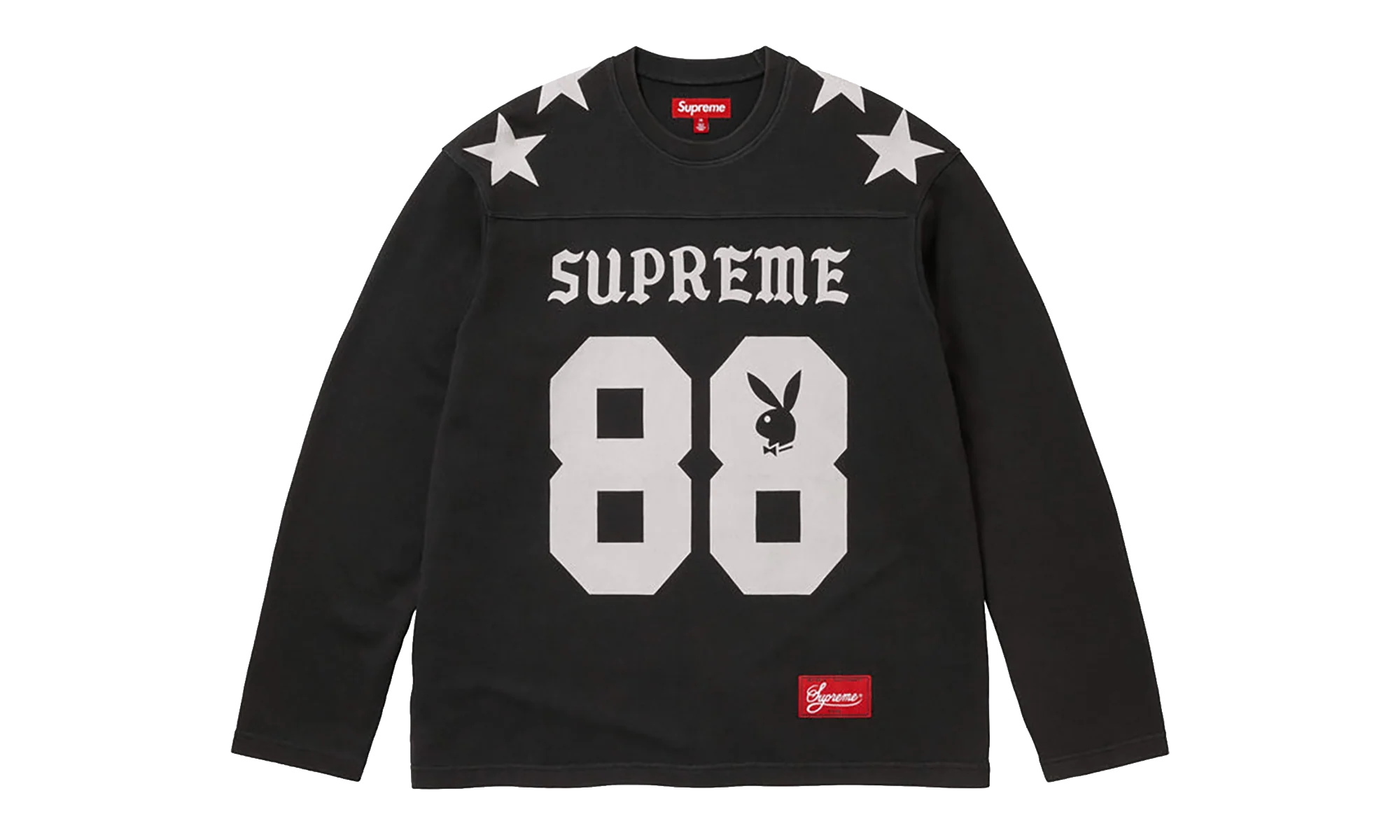 Playboy® L/S Football Top "SS26 - Black" SU27098