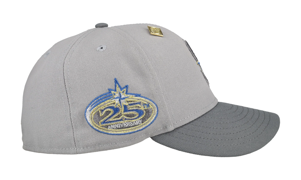 59FIFTY Seattle Mariners 25th Anniversary Fitted Hat "Grey / Ice Blue" NE372