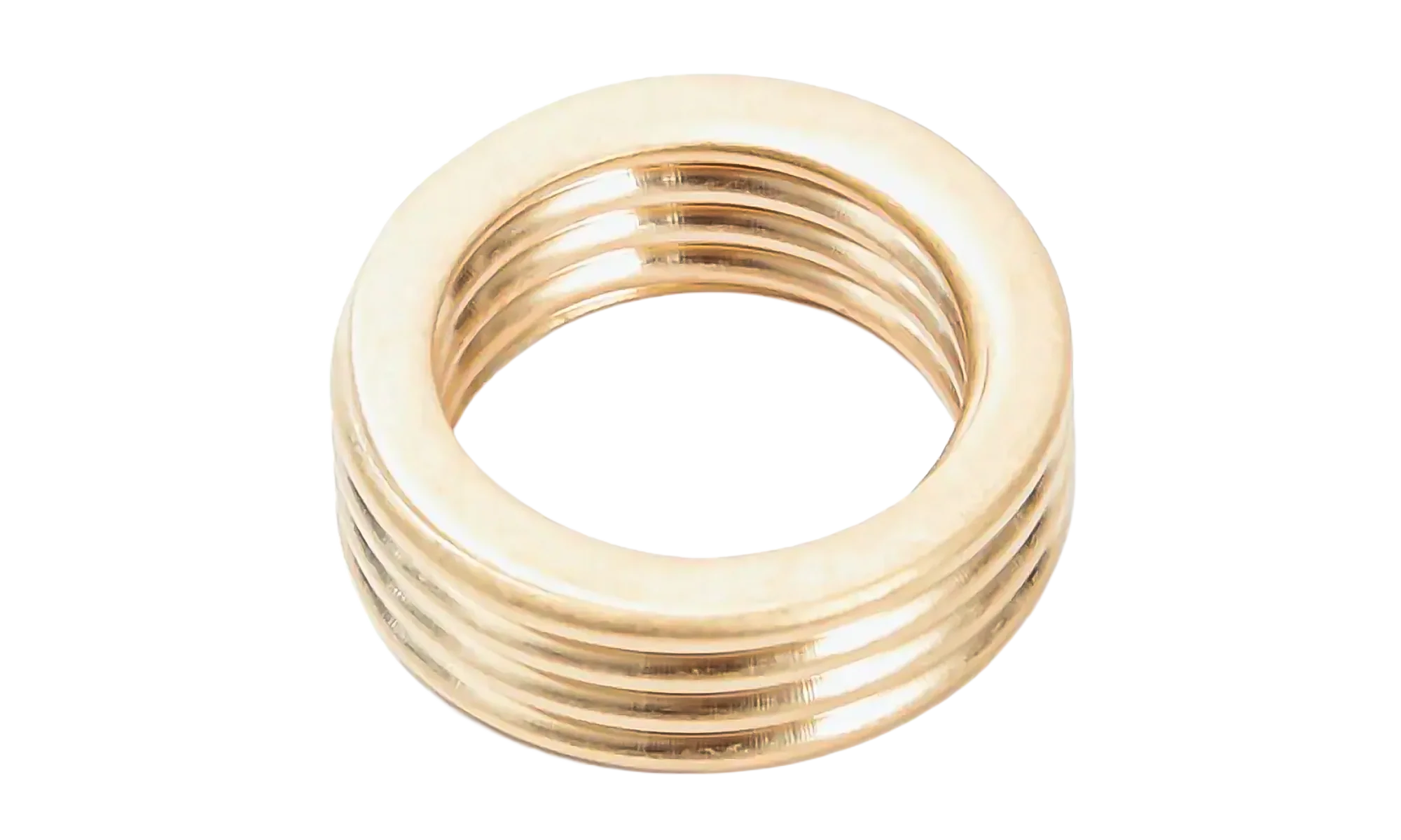 BOTL & NUT RIBBED RING "GOLD" SM0UQ0022SV0273950