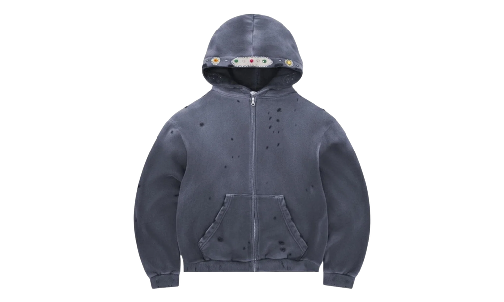 Sapphire Zip Up Hoodie "Grey" BS98