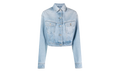 Toy Box Bleach Crop Jacket WMNS "Blue" OWYE041S23DEN0014000