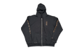 1988 Zip Up Hoodie Glitter "Black / Brown Glitter" CHRM0716