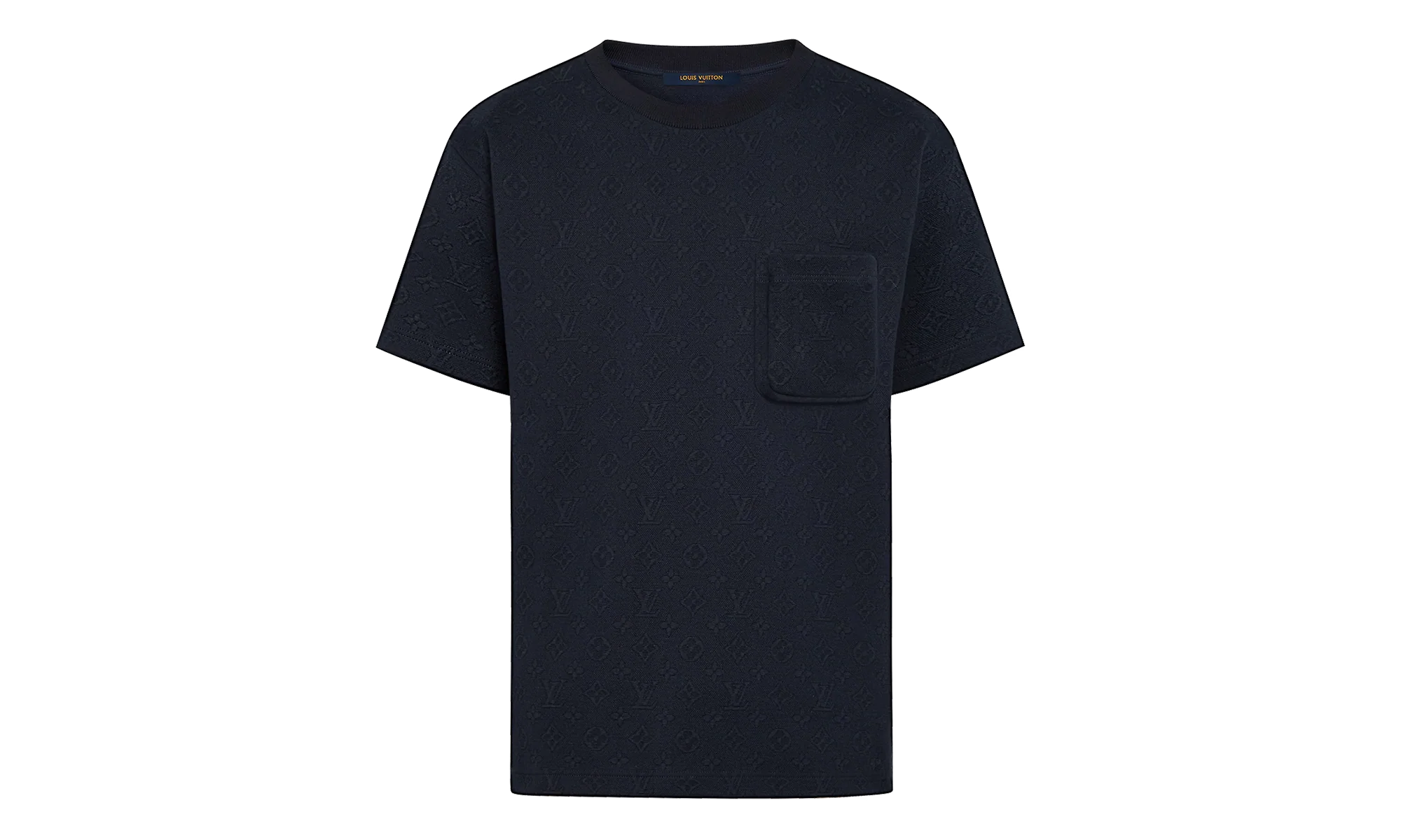 Signature 3D Pocket Monogram Short Sleeve Tee "Navy" 1A7XRT