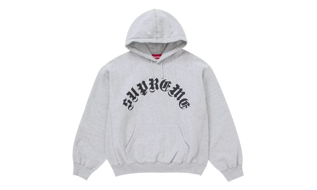 Printed Arc Hooded Sweatshirt "Heather Grey" SU26904