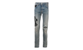 Amiri x Wes Lang Reaper Logo Jeans Clay "Indigo Black" AW22MDS002 408