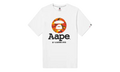 AAPE OG Moonface T-Shirt "White Orange Camo" B762DA4F