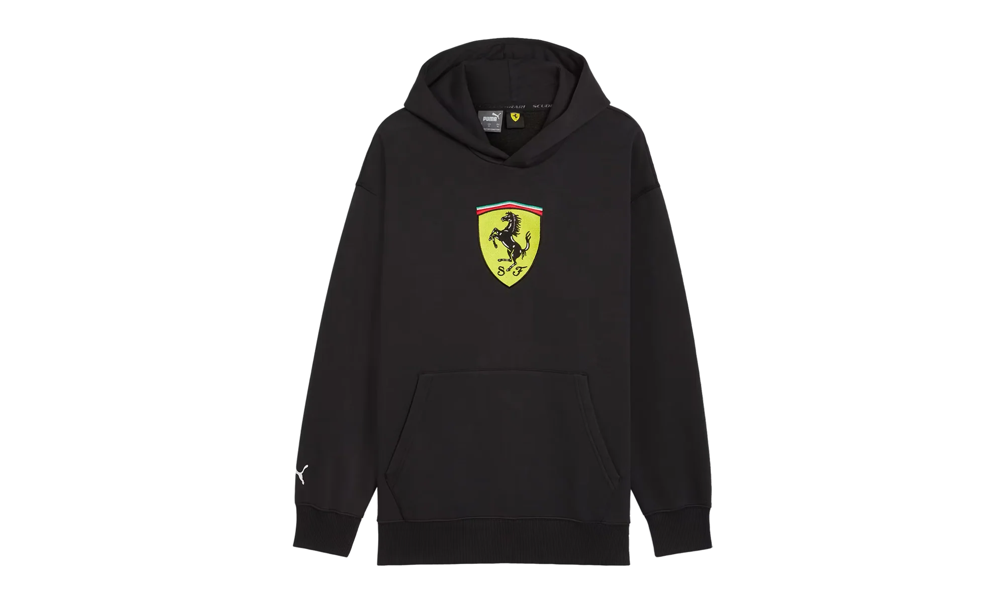 SCUDERIA FERRARI RACE BIG SHIELD HOODIE "Black" 627054 01
