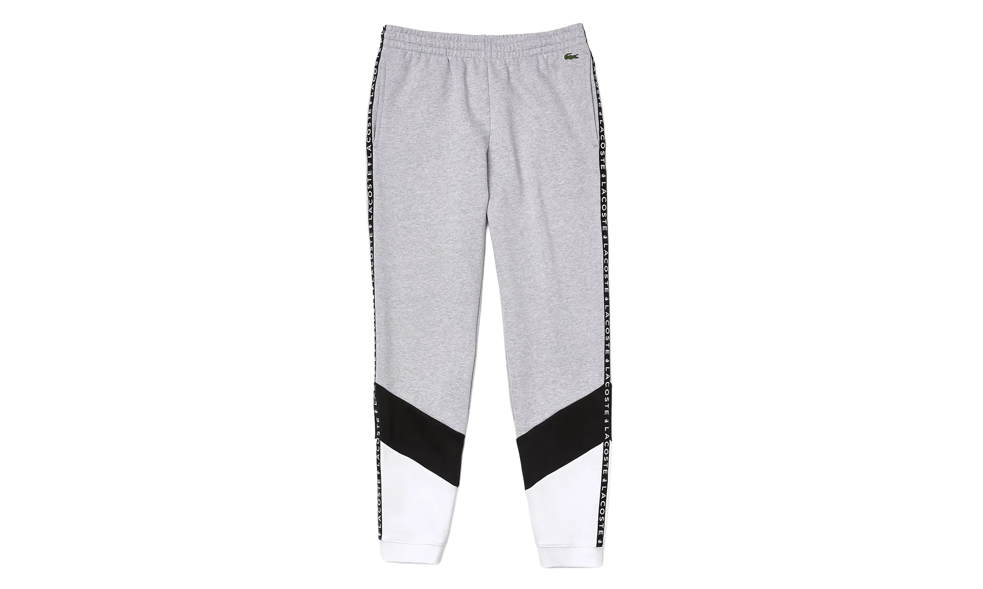 Signature Striped Colorblock Fleece Pants "Grey Chine / Black / White" XH7066 51 SJ1
