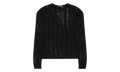 Daniel Ladder Stitch Oversize Sweater "Black" ADR MTPS 0003
