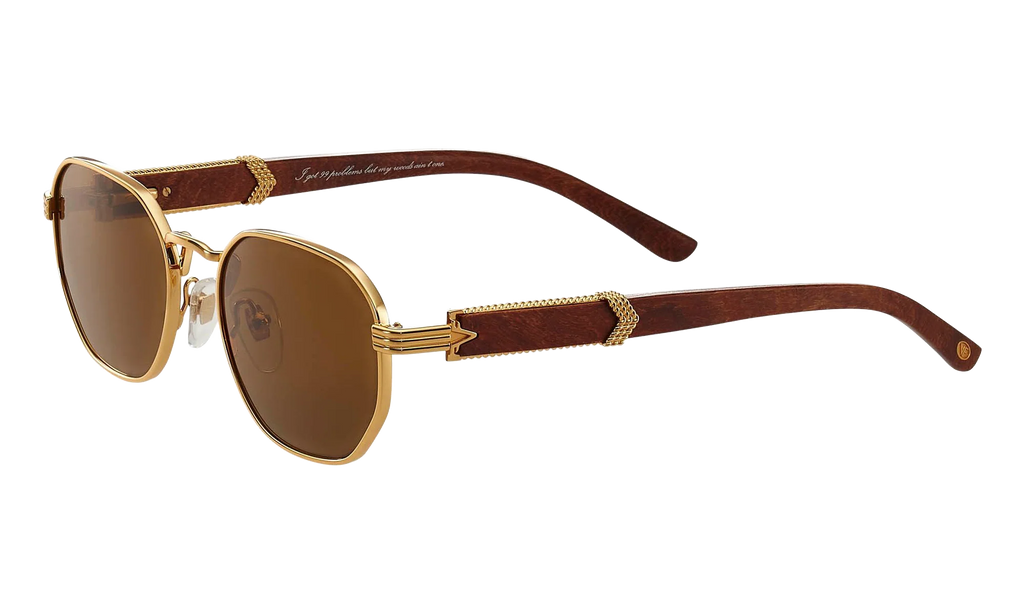 Detroit Player Atelier Mirage Woods "Yellow Gold / Brown" WDDP2 0002 22D3