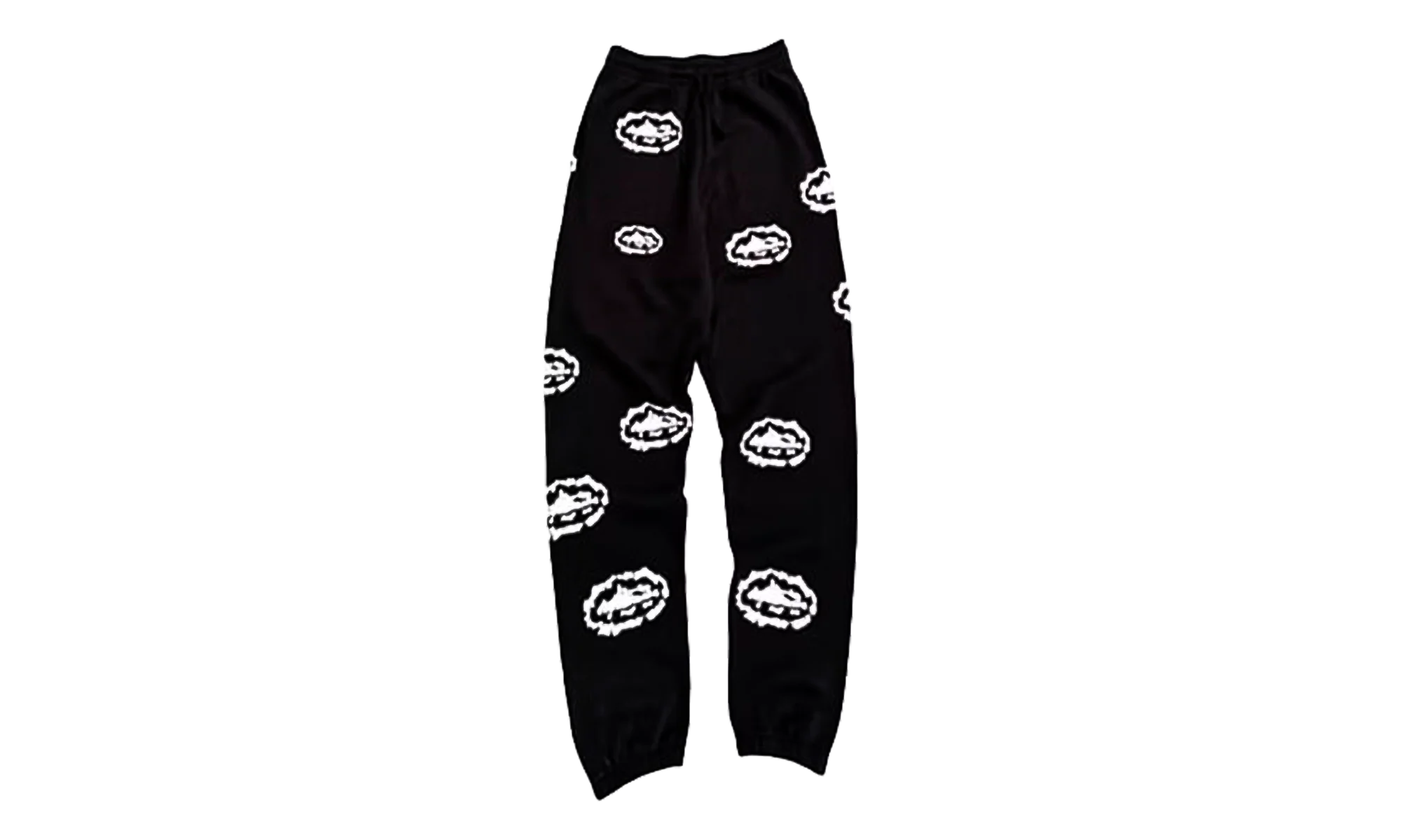 Corteiz x Denim Tears Cotton Wreath Sweatsuit "Black / White" CO07