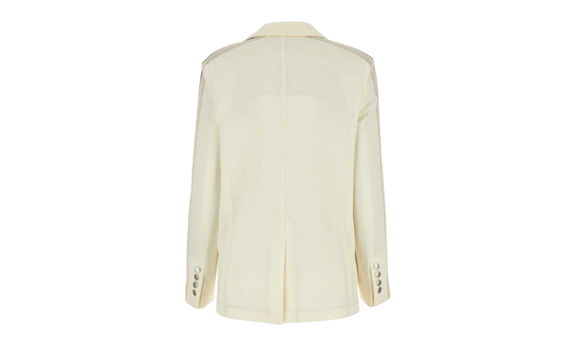 Side Stripe Detailed Blazer Suit Jacket "Cream" PWEN013F23FAB001