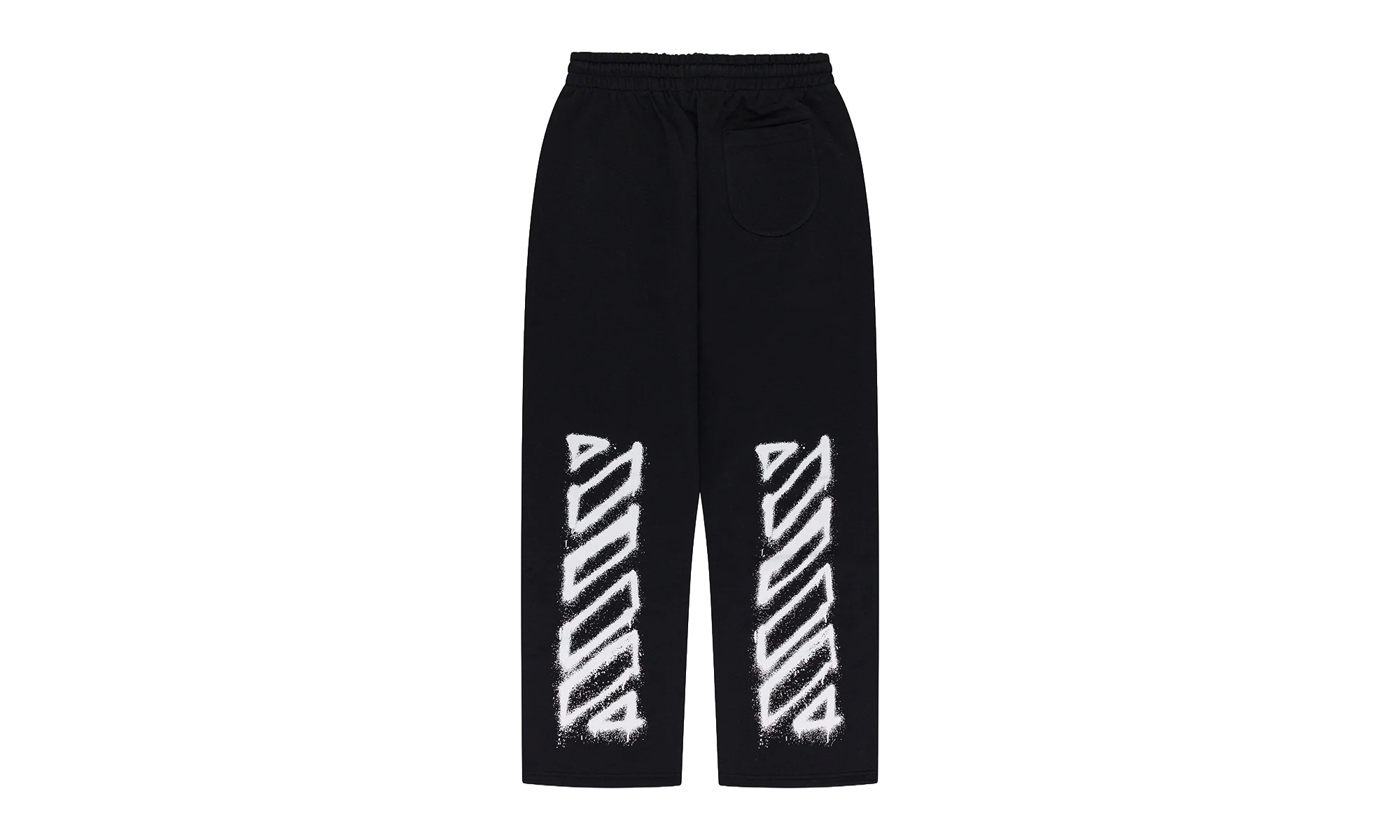 Spray Can Diagonal Sweatpants "Black" OFW MBTM 0091