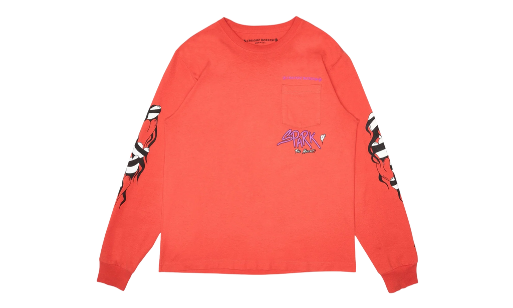 Matty Boy Sadistic Lipstick Long sleeve Tee "Orange" CHRM0800