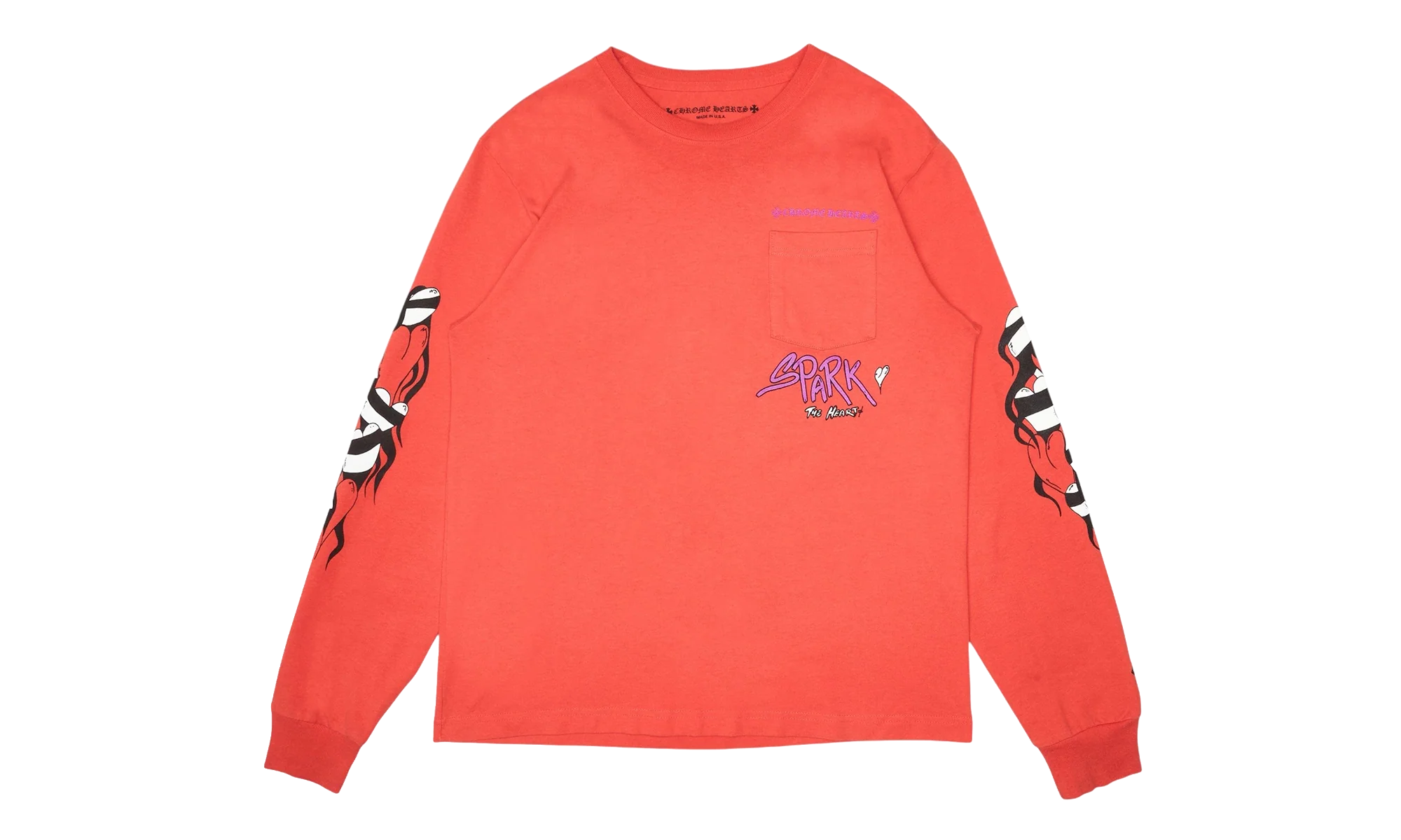 Matty Boy Sadistic Lipstick Long sleeve Tee "Orange" CHRM0800