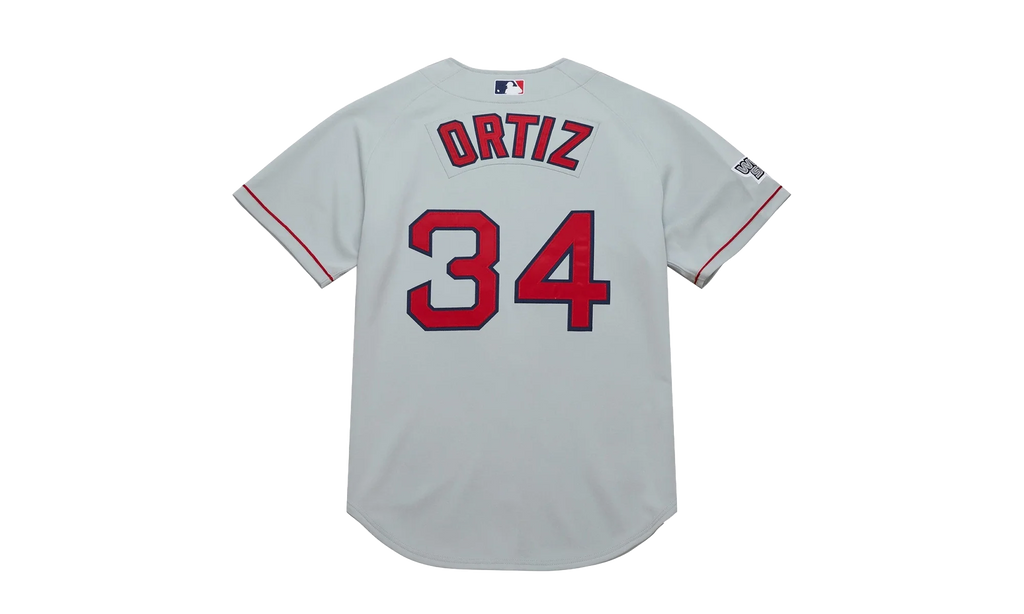 MLB David Ortiz Jersey "2004 Boston Red Sox – Chrome" AJY17181 BRS04DORCHRM