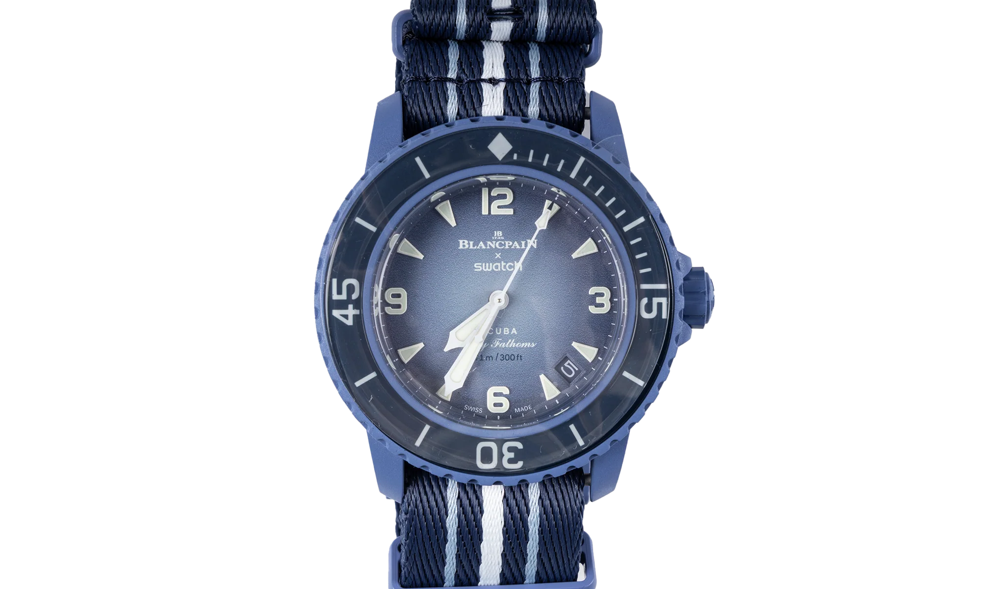Blancpain x Swatch Scuba Fifty Fathoms "Atlantic Ocean" SO35A100
