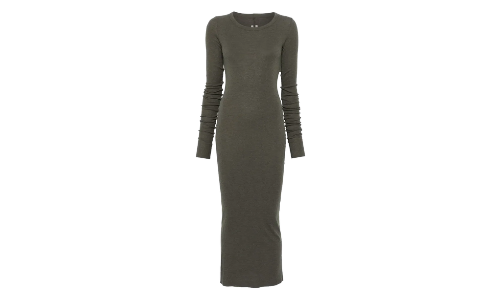 Abito Rib Long-Sleeve Dress WMNS "Bosco" RP02E4546 RJR 25