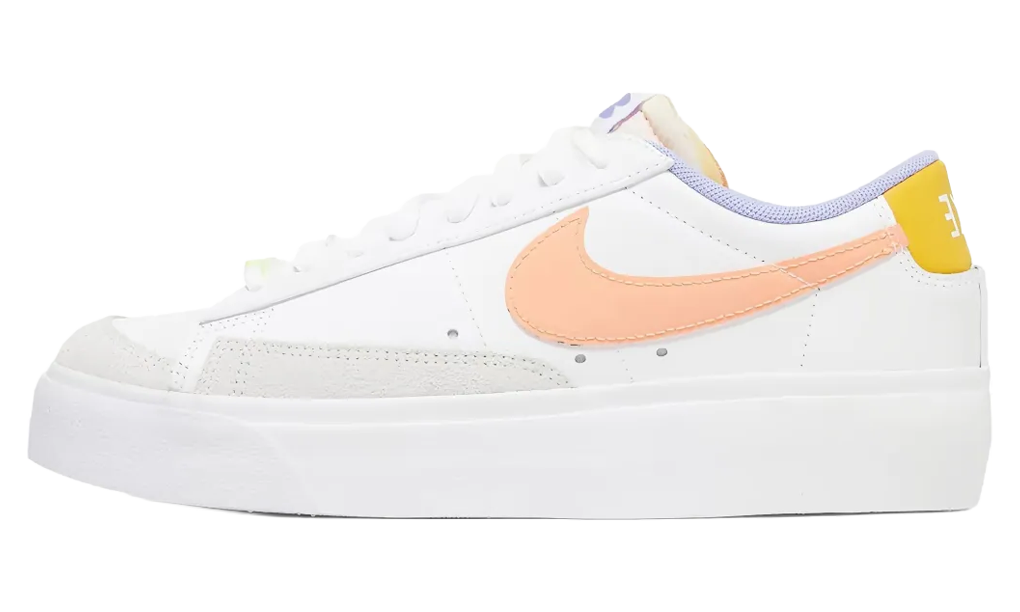 BLAZER LOW PLATFORM WMNS"PEACH CREAM LIGHT THISTLE" DX3719 100