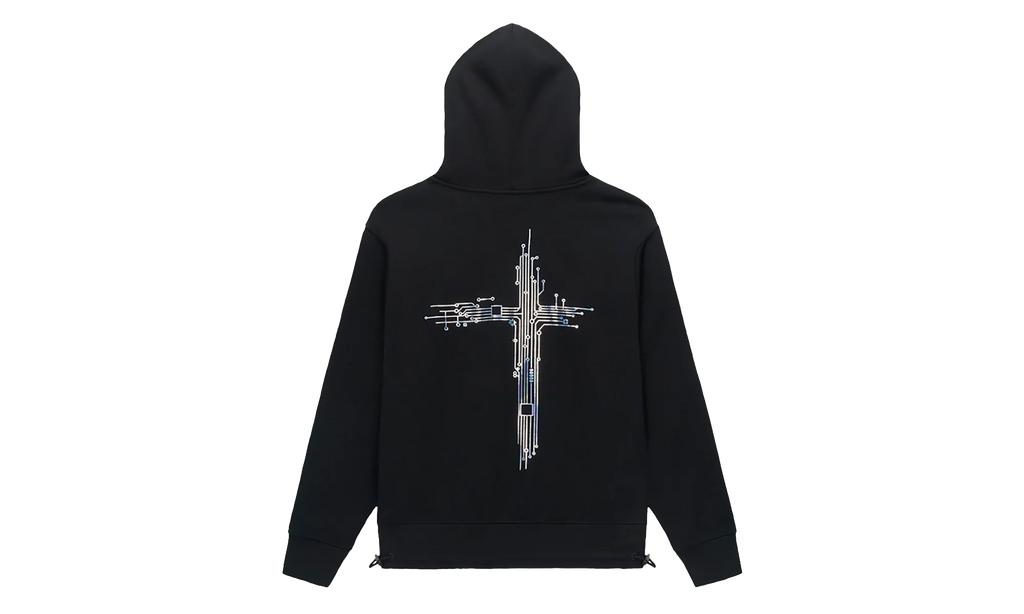 Jordan Oversized Hoodie "Black Circuit Cross" MDGDK909 T1424BKCCS